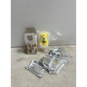 BEARBRICK Series 47: ANIMAL Secret Psycho Bear Yellow Headwax! NEW OPEN BOX